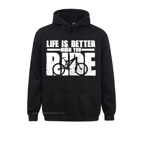 Bike Life Is Better Until The Wheels Fall Off MTB Hoodie