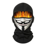 MasqueMania: Hustle & Motivate Outdoor Shenanigans Full Face Mask