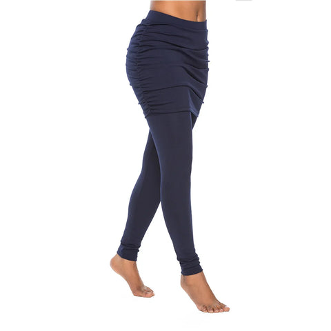 CurveComfort High Waist Sports Fitness Skirt & Leggings