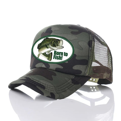 Natural Talent Big Mouth Pro Bass Outdoors Trucker Hat