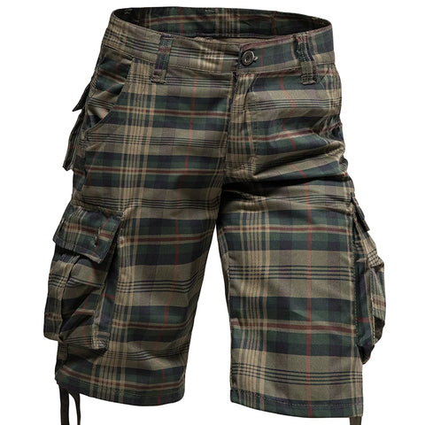 TruCredence Decker Men's Multi-Pocket Casual Cargo Shorts