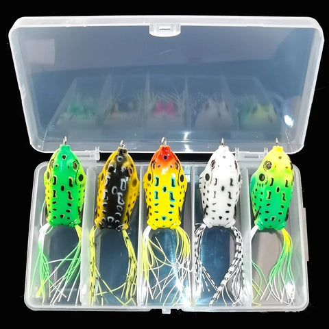 Frog Frenzy Soft Crankbait Fishing 3pc-5pc Lure Set