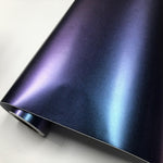 Premium Glossy DIY Chameleon Purple/Blue Pearl Vinyl Automobile Vehicle Wrap