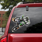 Motocross Rally Off-Road Emoción Dirt Bike Sticker Decal 14 * 15cm