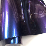 Premium Glossy DIY Chameleon Purple/Blue Pearl Vinyl Automobile Vehicle Wrap