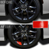 6Pcs Decorative Reflective  Racing Stripe Rim Decals 16''- 21''