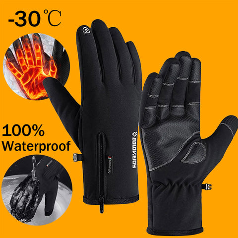 Full Finger Unisex Waterproof Outdoor Touchscreen Gloves