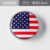 Car ❤️ 3D Metal National Flag Motorcycle/Automobile Emblem