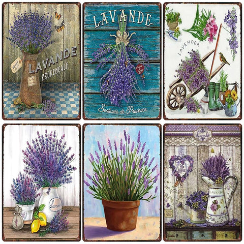 LavenDecor Vintage Botanical Art Poster