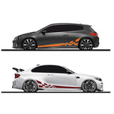 2pcs 220x25cm Automobile Vinyl Race Stripes