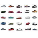 25/50PCS MIA Speed'n 2Fast Retro Stickers