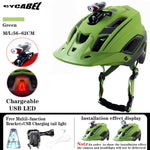 CYCABEL Ultralight MTB Cycling Helmet w/Bracket For Camera