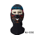 Máscara facial de ciclismo unisex