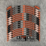 KTM R2R Reflective Motorcycle Rim Decals