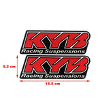 Reflective KYB Dirt Bike Racing Suspension Decal