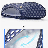 Zapatos de gelatina unisex con punta cerrada AquaFlats